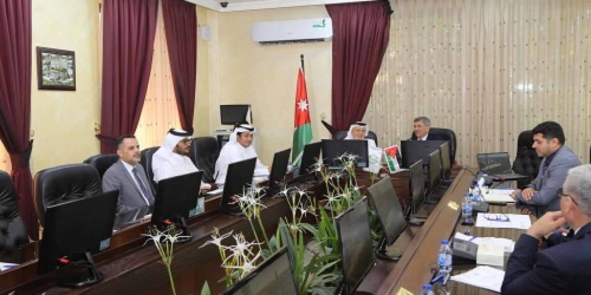 وفد وزارة التربية والتعليم العالي القطرية يزور جامعة الزيتونة الاردنية